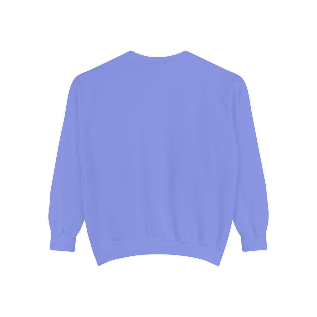 Be Authentic Sweatshirt — Inspirational Garment-Dyed Crewneck