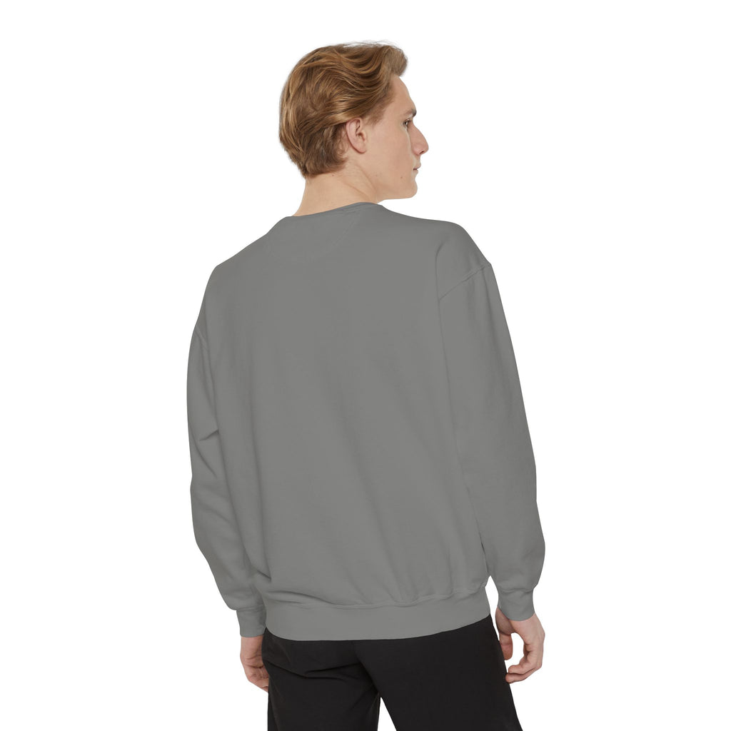 Be Authentic Sweatshirt — Inspirational Garment-Dyed Crewneck
