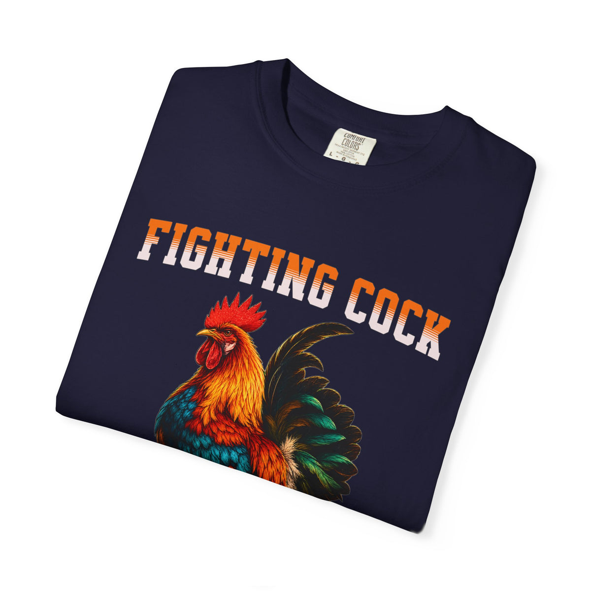 Rooster Graphic T-Shirt — "Fighting Cock" Wake Up Call Tee