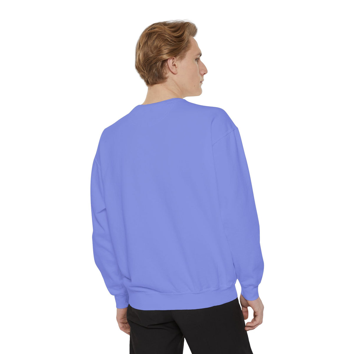 Be Authentic Sweatshirt — Inspirational Garment-Dyed Crewneck
